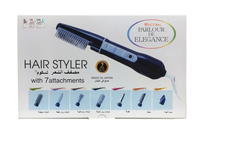 Tescom Hair styler and dryer set, 7 pieces - Tescom Japanese - Image 1